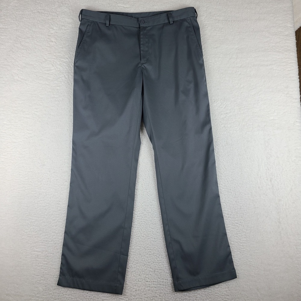 Nike Golf Pants Mens 36x32 Dark Gray Dri Fit Activewear Performance Tech